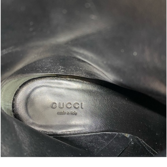 Gucci Patent Leather Horsebit Ankle Boots - Picture 5 of 8